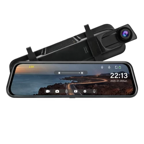 Зеркало-видеорегистратор Jansite сзади и с спереди