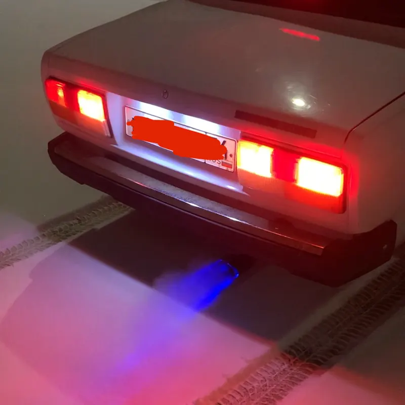 выхлоп с подсветкой